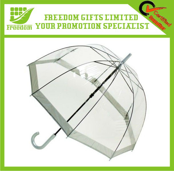 Promotional Printed Bubble PVC Clear Umbrella