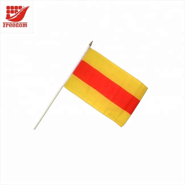 Hot selling Top Quality Logo Printed Plastic Hand Flag