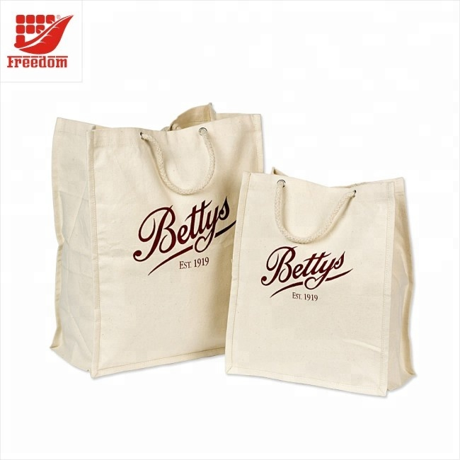 Logo Customized Top Quality Hand-made Cotton Bag