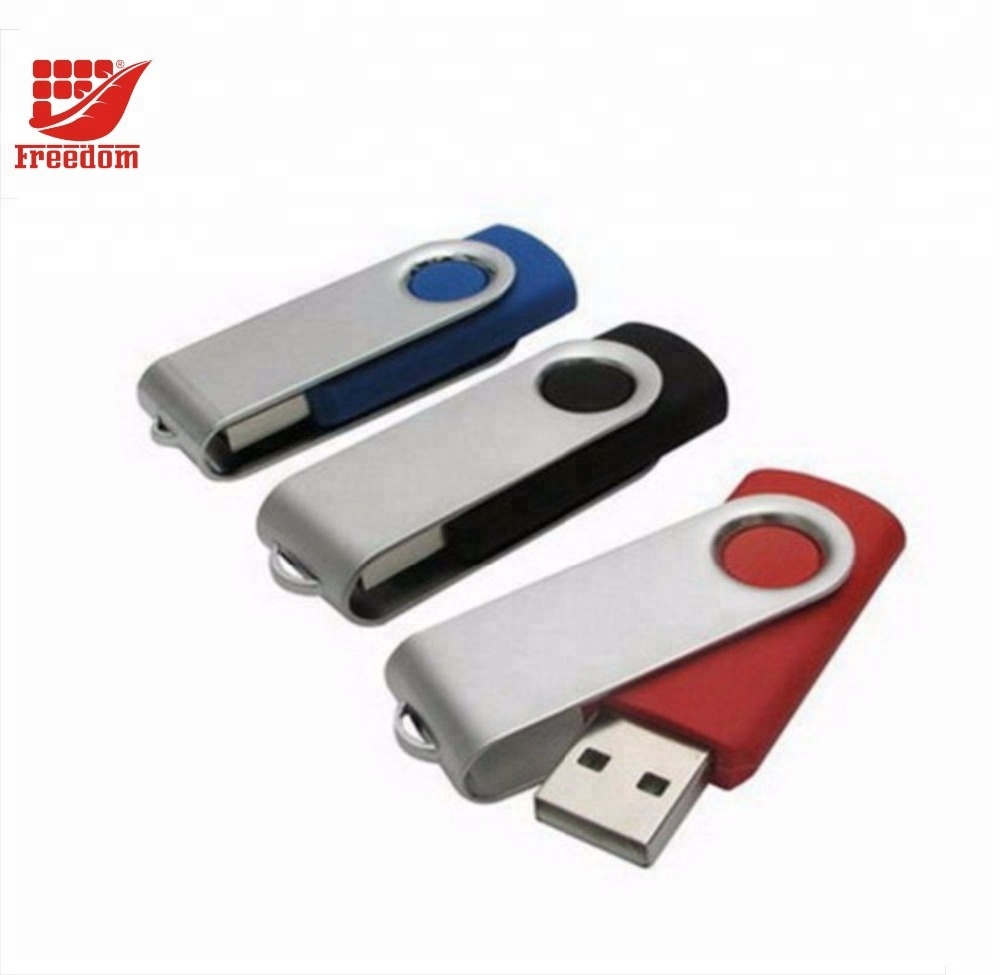 Best Selling Logo Printed Swivel USB Flash Drives