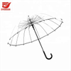 Cheaper Colorful Transparent PVC Umbrella