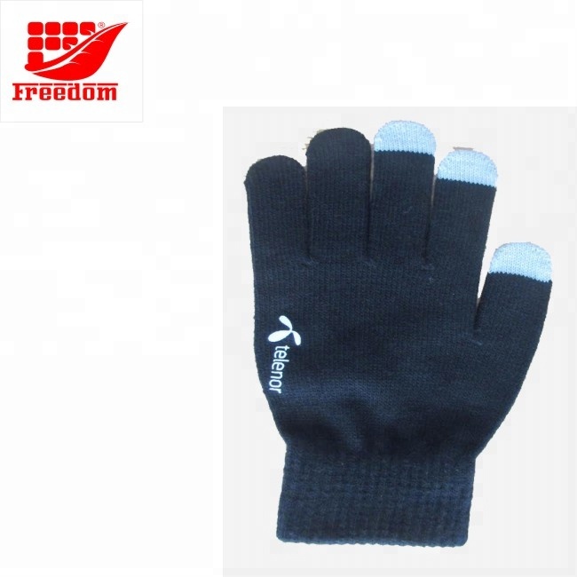 Most Popular Phone And Pad Knitted Touch Screen Gloves
