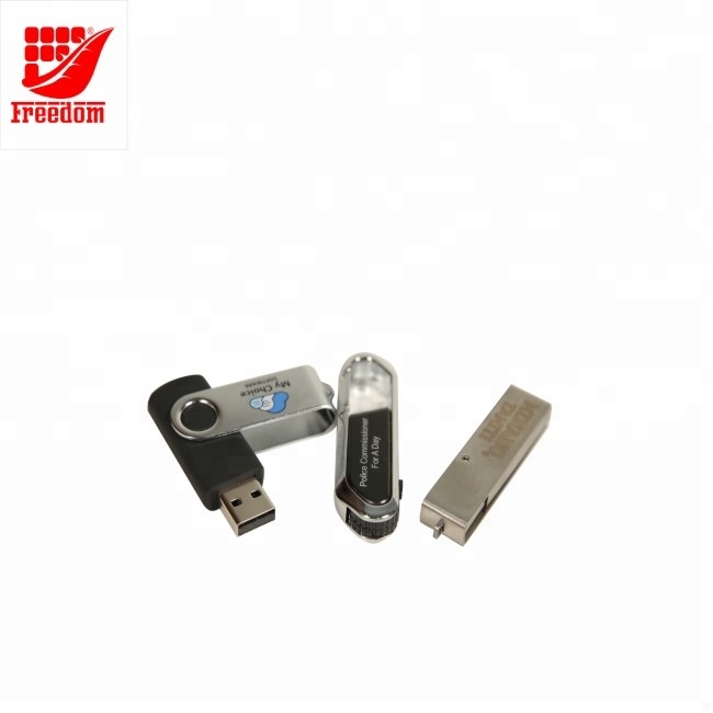 Promotional Custom Logo Swivel USB Flash