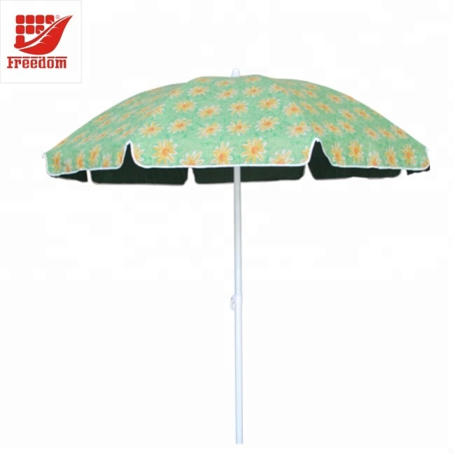 High Quality Customized Printed Polyester Beach Umbrellas