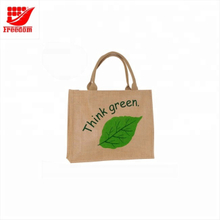 Customized Printed Organic Eco Friendly Jute Tote Bag