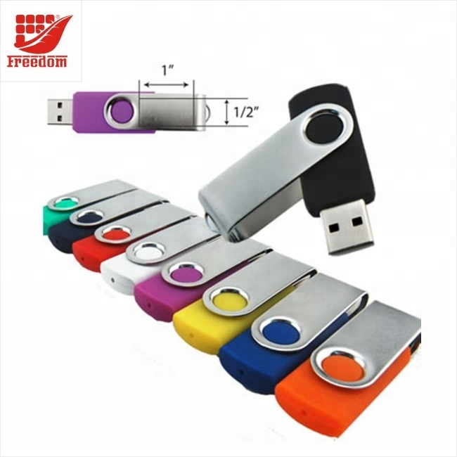 High Speed Rotating 8GB Metal USB Flash Memory Drives