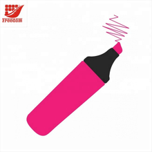 Promotional Stationery Custom Logo Markers Multiple Color Highlighter Pens