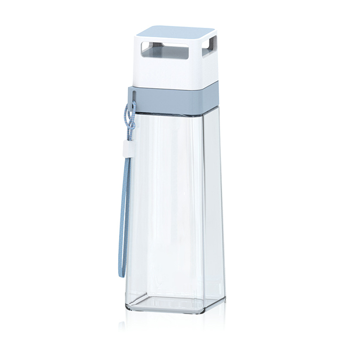 Best Selling Square Cute Clear Plastic Water Bottles With Custom Logo
