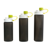 High Quality Custom Logo Frosted Plastic Square Water Bottle