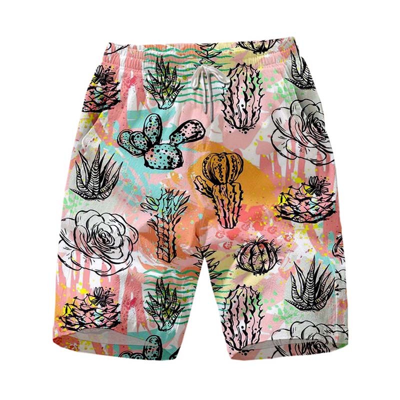 Custom Printed Beach Shorts Swim Trunks Cheap Men Beachwear Beach Waterproof Shorts