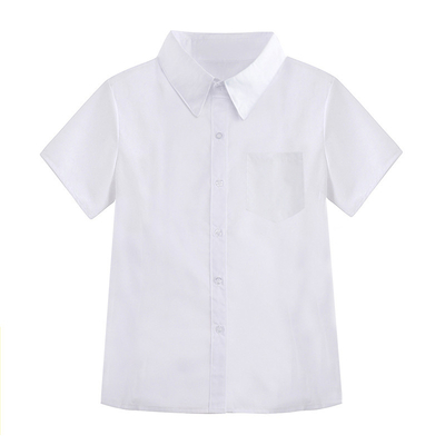 Promotional Casual Shirts for Women High Quality Short Sleeve Women's Cotton Shirt