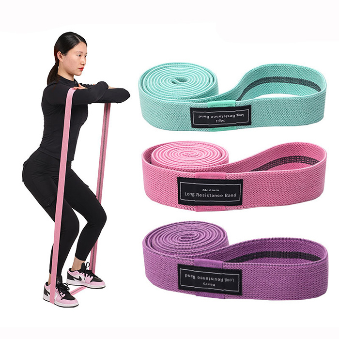 High Quality Workout Fit Long Soft Non Slip Circle Resistance Bands