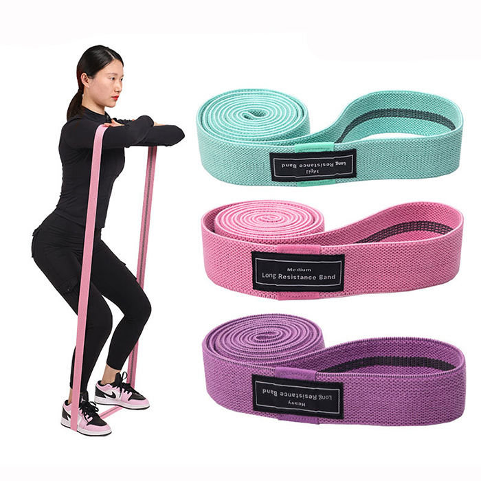 Wholesale Cheap Price Custom Logo Yoga Exercise Gym Long Resistance Bands