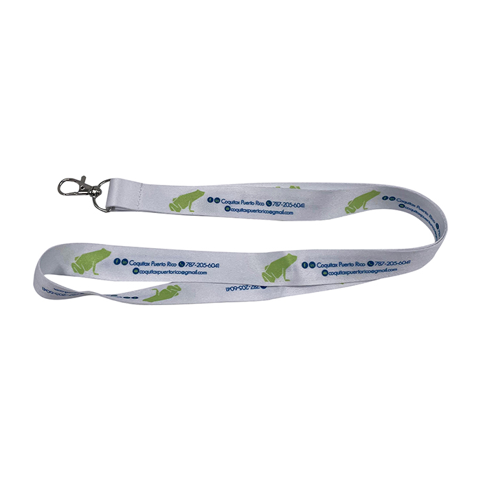 Wholesale Cheap Price Polyester Sublimation Printing ID Badge Holder Mobile Phone Lanyard