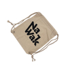 Wholesale high quality drawstring cotton bag with custom printed logo 