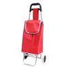 Custom Logo Eco-friendly Vegetable Supermarket Shopping Trolley Folding Wheeled Rolling Shopping Cart Bag