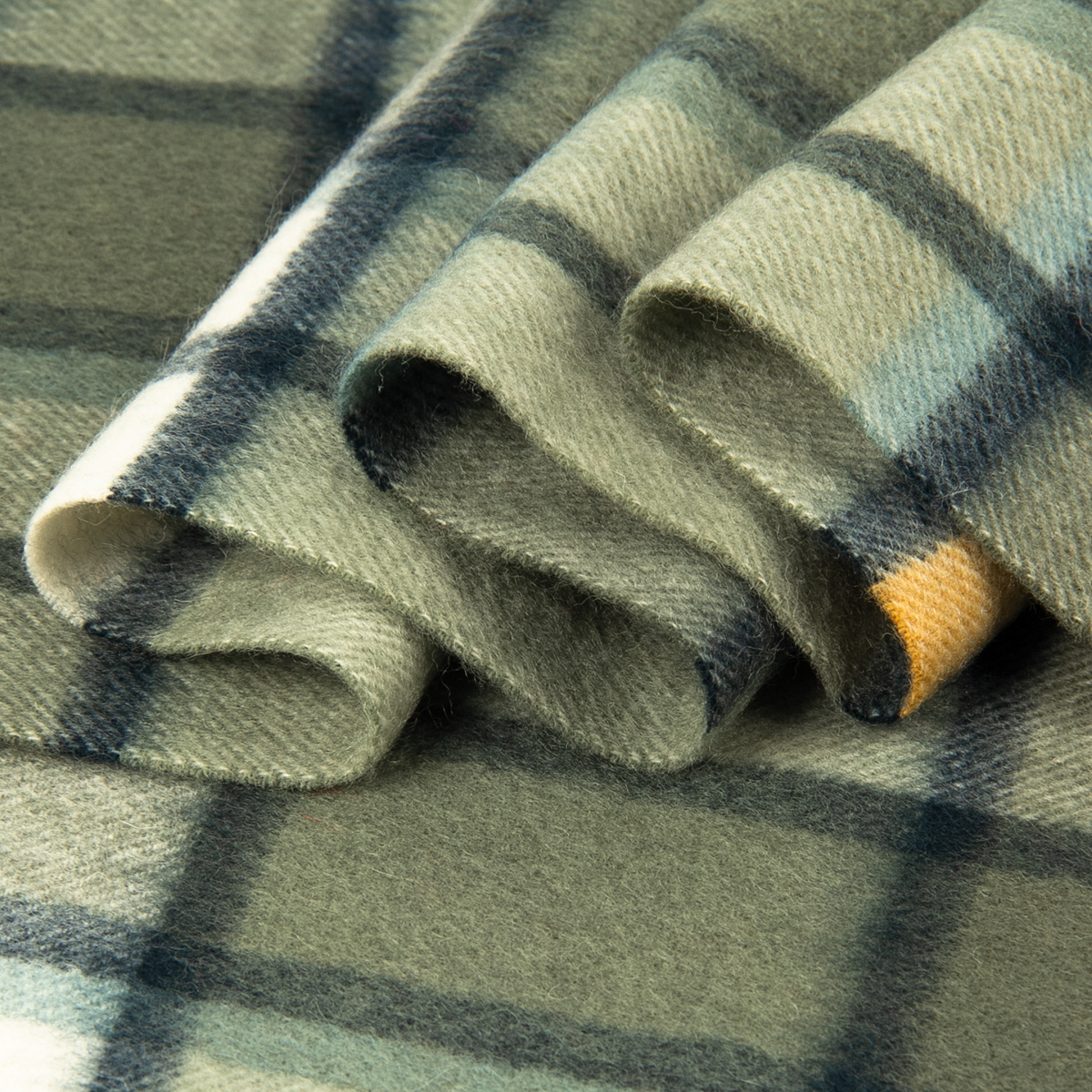 High Quality Custom Digital Printed 100% Pure Wool Long Cashmere Scarf 