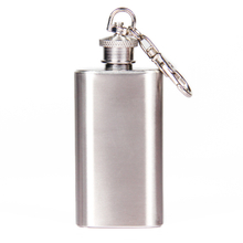 Wholesale Custom Hip Flask With Keychain Stainless Steel Wine Flask