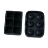 Factory Price Bpa-free Silicon Ice Cube Tray Set 6 Cavity Ice Block Ball