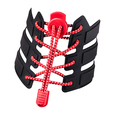 High Quality Outdoor Sports Reflective Elastic No Tie Shoelace Round Colorful Shoe Laces