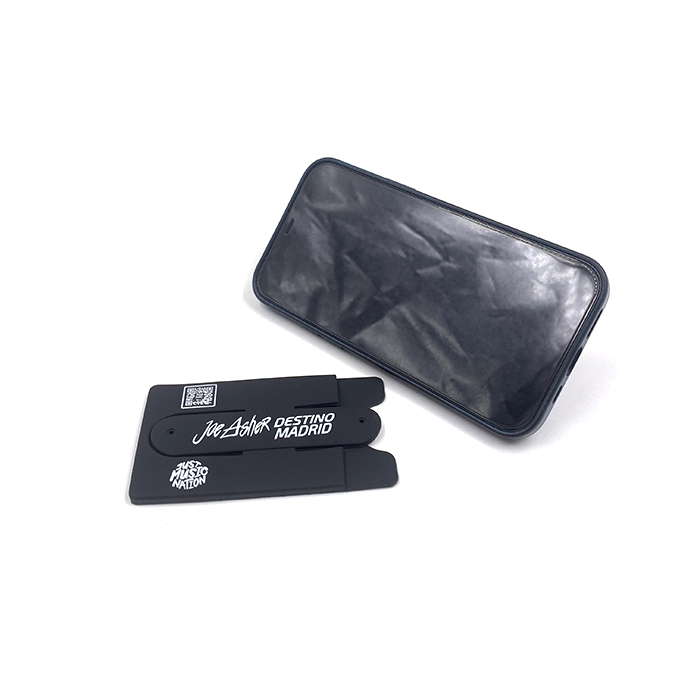 Wholesale Custom Silicone Id Credit Card Wallet Holder Phone Stand