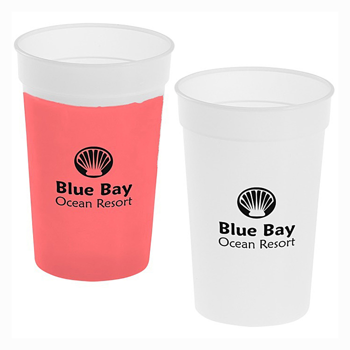 Factory Price Custom Plastic Temperature Color Change Mood Stadium Cups