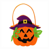 Wholesale Cheap Price Ghost Pumpkin Skull Tote Bag Felt Halloween Props Candy Bag