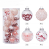 High Quality Christmas Gift Set Plastic Christmas Ornaments Balls