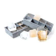 High Quality Ice Cube Tray With Lid Silicone Ice Cube Molds 8 Ice Tray