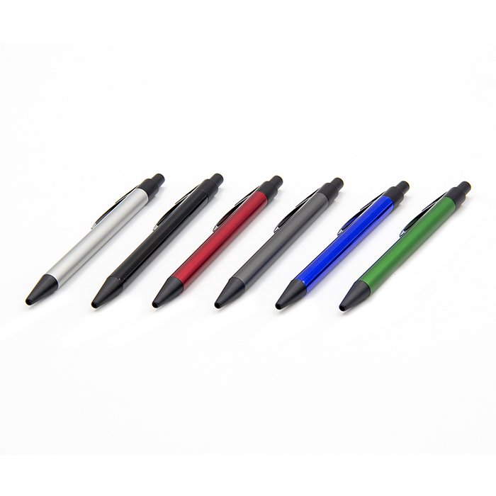Custom Design Aluminum Rod Metal Ballpoint Pen Promotional Gift Pen