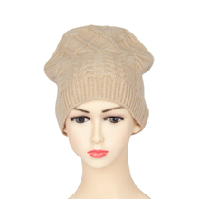 Wholesale Custom Women Cashmere Hat Winter Running Hemp Beanie Hat