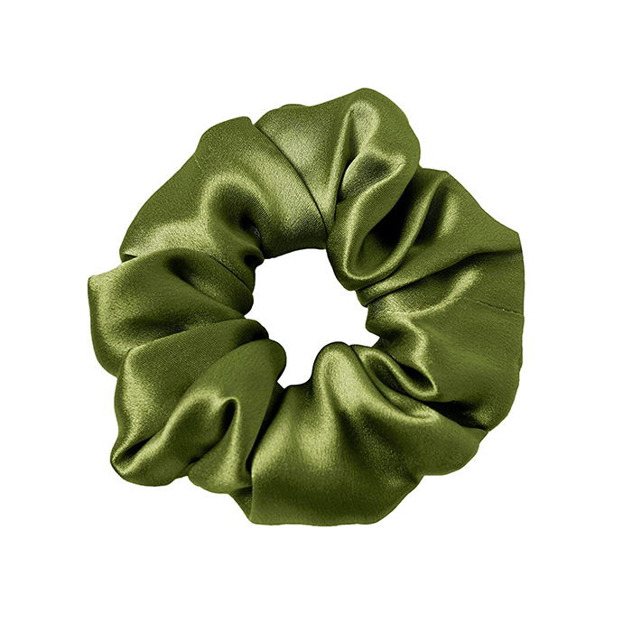 Amazon Hot Sell Silk Satin Elastic Hair Rope Large Size Mulberry Silk Scrunchies