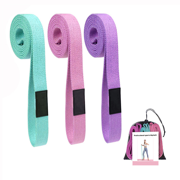 Factory Price Long Fabric Resistance Bands Custom Logo Exercise Resistance Hip Bands Set