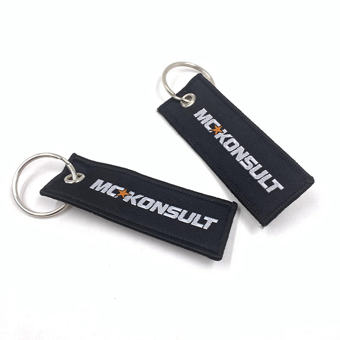 Wholesale Cheap Embroidery Custom Keychain Short Lanyard