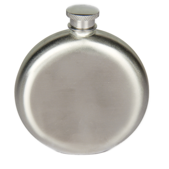 Custom New Design Customizable Smooth Round Stainless Steel Hip Flask