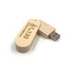 High Quality USB Disk Memory Stick Promotional Custom Swivel Wooden USB Flash Drive