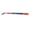 Factory Direct Sale Polyester Material Cheap Double Clip Custom Double Woven Lanyards