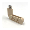 High Quality USB Disk Memory Stick Promotional Custom Swivel Wooden USB Flash Drive