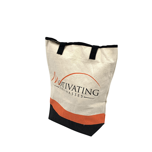 Customized Reusable Canvas Cotton Bag With Logo 