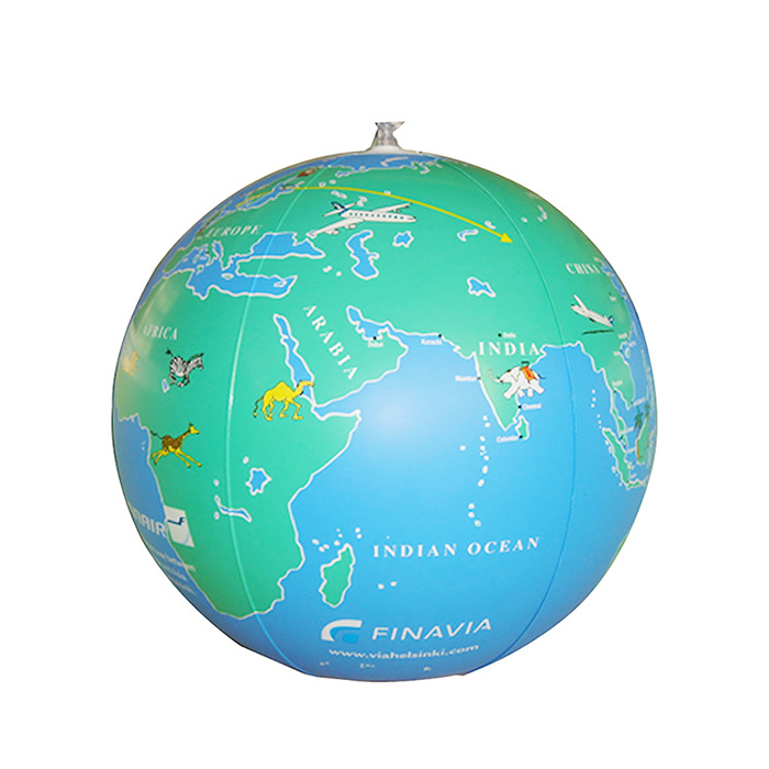 Wholesale Promotional Eco-friendly Customised Earth Globe Beach Ball