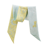 Custom Logo Printed Classic Silk Skinny Scarves Cheap Promotion Silk Scarf For Women