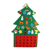 Amazon Hot Sale Felt Christmas Tree Calendar Decoration For Kids