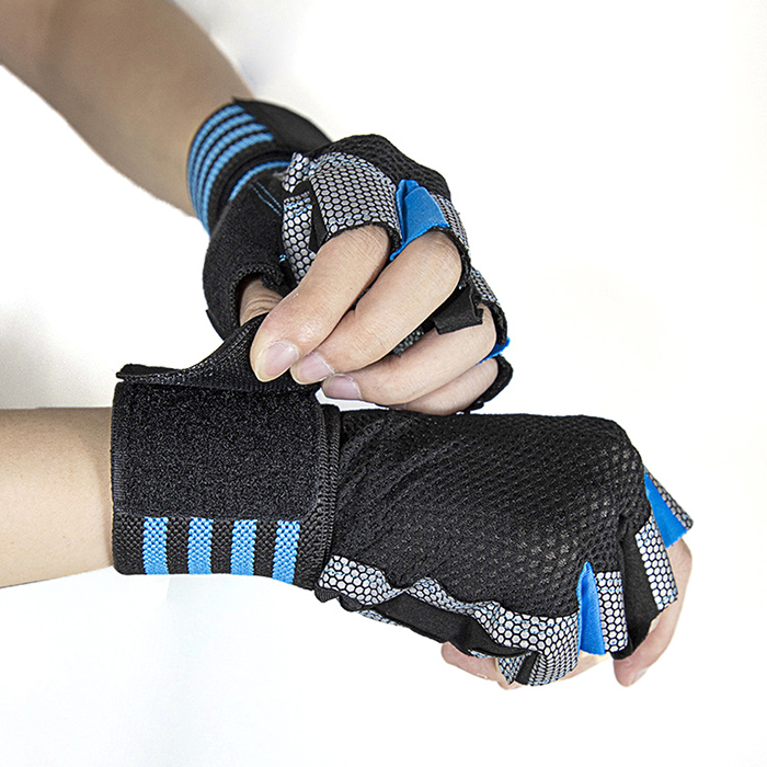 Custom Design Breathable Workout Exercise Sport Fitness Gloves Weight Lifting Gym Gloves