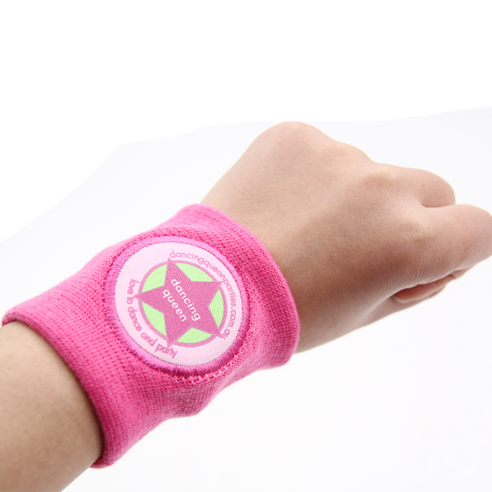 Wholesale Custom Cotton Sports Basketball Wristband With Your Logo
