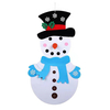 Custom Design DIY Felt Snowman Games Set Crafts Kit Wall Hanging Xmas Gifts