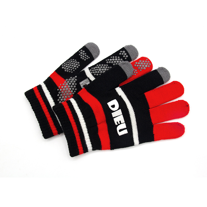 Factory Price Touch Screen Magic Gloves Custom Logo Cotton Knitted Gloves