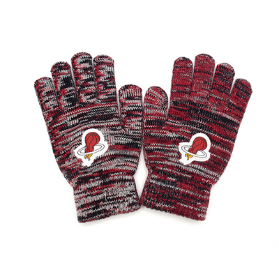 High Quality Custom Women Winter Gloves Men Warm Stretch Knit Mittens