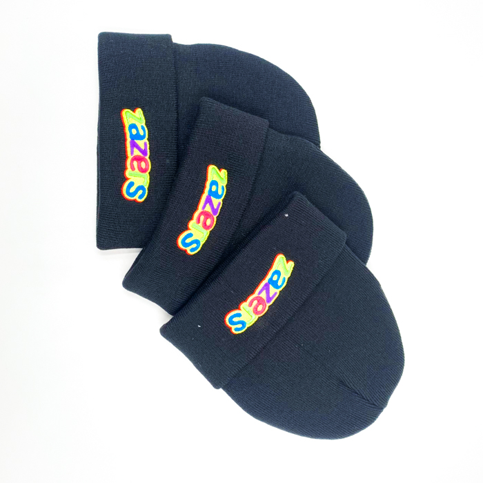 Wholesale Custom Embroidery Logo Solid Color Warm Winter Beanie Knitted Hat