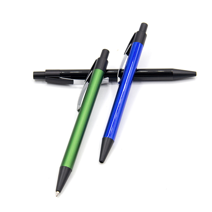 Custom Design Aluminum Rod Metal Ballpoint Pen Promotional Gift Pen