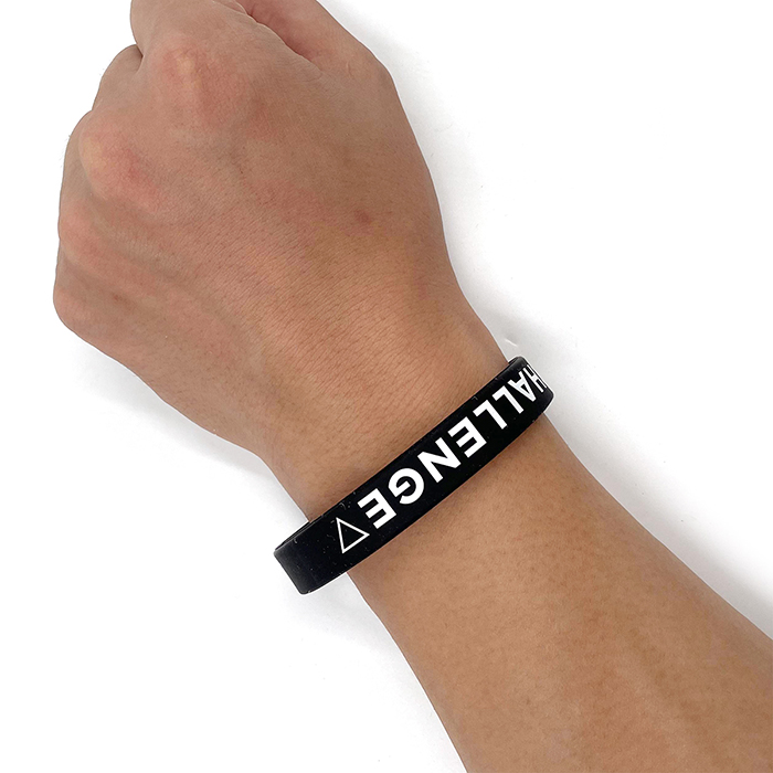 High Quality Silicone Bracelet Custom Silicone Rubber Elastic Wrist Hand Band